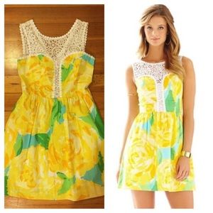 ❌SOLD❌ Sz. 4 Lilly Yellow First Impression Dress